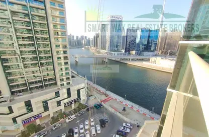 شقة - غرفة نوم - 1 حمام للايجار في برج ماي فير - الخليج التجاري - دبي