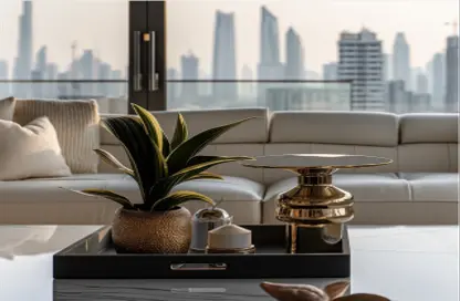 Apartment - 1 Bedroom - 2 Bathrooms for sale in Tower C1 - Ajman Pearl Towers - Ajman Downtown - Ajman