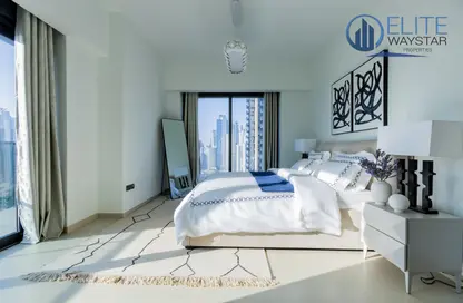 Room / Bedroom image for: Apartment - 2 Bedrooms - 2 Bathrooms for rent in Act Towers - Opera District - Downtown Dubai - Dubai, Image 1