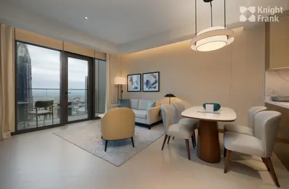 Living / Dining Room image for: Apartment - 1 Bedroom - 1 Bathroom for rent in The Address Residences Dubai Opera Tower 2 - The Address Residences Dubai Opera - Downtown Dubai - Dubai, Image 1