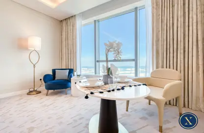 Apartment - Studio - 1 Bathroom for rent in The Palm Tower - Palm Jumeirah - Dubai