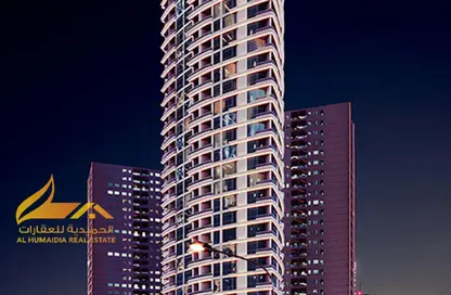 Apartment - 2 Bedrooms - 3 Bathrooms for sale in Tower C1 - Ajman Pearl Towers - Ajman Downtown - Ajman