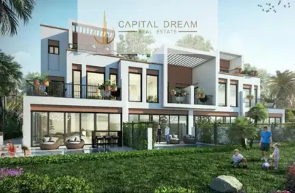 Townhouse - 6 Bedrooms - 6 Bathrooms for sale in Costa Brava at DAMAC Lagoons - Damac Lagoons - Dubai