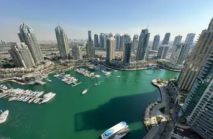Water View image for: Apartment - 3 Bedrooms - 5 Bathrooms for sale in Iris Blue - Dubai Marina - Dubai, Image 1