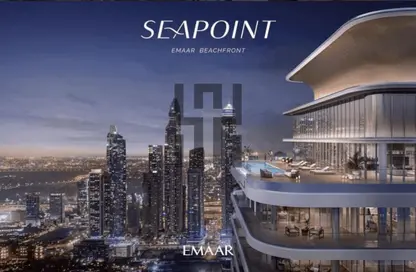 Apartment - 4 Bedrooms - 4 Bathrooms for sale in Seapoint - EMAAR Beachfront - Dubai Harbour - Dubai