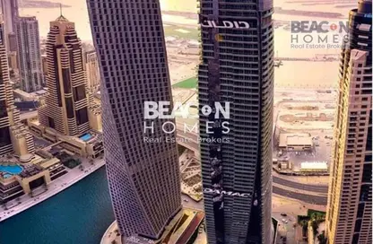 Apartment - 3 Bedrooms - 3 Bathrooms for sale in Damac Heights - Dubai Marina - Dubai