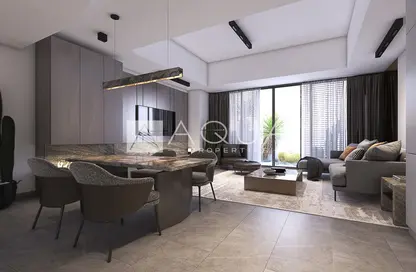 Living / Dining Room image for: Townhouse - 2 Bedrooms - 3 Bathrooms for rent in MAG Eye - District 7 - Mohammed Bin Rashid City - Dubai, Image 1