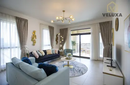 Living Room image for: Apartment - 1 Bedroom - 1 Bathroom for rent in Rahaal 1 - Madinat Jumeirah Living - Umm Suqeim - Dubai, Image 1
