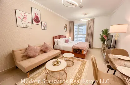Apartment - Studio - 1 Bathroom for rent in Goldcrest Executive - JLT Cluster C - Jumeirah Lake Towers - Dubai