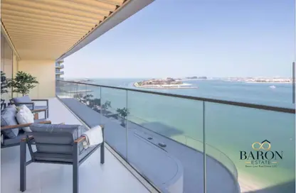 شقة - 2 غرف نوم - 3 حمامات للايجار في جراند بلو تاور 1 - إعمار بيتشفرونت - دبي هاربور - دبي