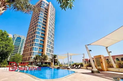 Pool image for: Duplex - 2 Bedrooms - 3 Bathrooms for rent in United Square - Al Khalidiya - Abu Dhabi, Image 1