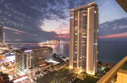 Apartment - 3 Bedrooms - 4 Bathrooms for rent in Al Fattan Marine Towers - Jumeirah Beach Residence - Dubai