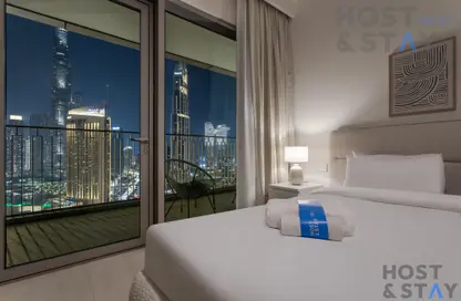 صورة لـ غرفة- غرفة النوم شقة - 3 غرف نوم - 4 حمامات للايجار في داون تاون فيوز 2 برج 3 - II داون تاون فيوز - دبي وسط المدينة - دبي ، صورة رقم 1