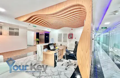 Office Space - Studio - 1 Bathroom for rent in The Binary Tower - Business Bay - Dubai