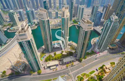 Map Location image for: Penthouse - 4 Bedrooms - 7 Bathrooms for sale in Trident Grand Residence - Dubai Marina - Dubai, Image 1