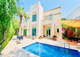 Pool image for: Villa - 4 bedrooms - 5 bathrooms for rent in Entertainment Foyer - Mediterranean Clusters - Jumeirah Islands - Dubai, Image 1