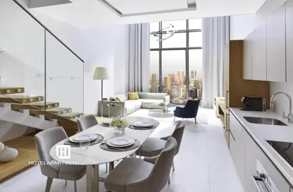 شقة - غرفة نوم - 2 حمامات للايجار في فندق ومساكن إس إل إس دبي - الخليج التجاري - دبي