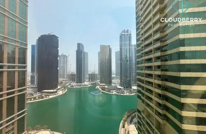 Apartment - 3 Bedrooms - 3 Bathrooms for rent in Global Lake View - JLT Cluster E - Jumeirah Lake Towers - Dubai