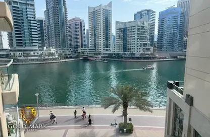Water View image for: Apartment - 1 Bedroom - 1 Bathroom for rent in Sanibel Tower - Park Island - Dubai Marina - Dubai, Image 1