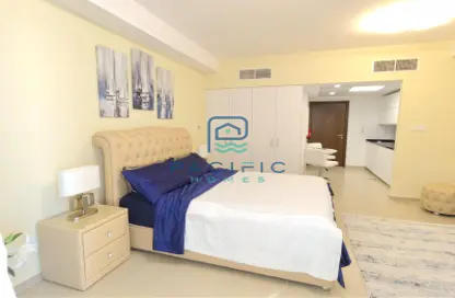 Room / Bedroom image for: Apartment - 1 Bathroom for rent in Pacific Bora Bora - Pacific - Al Marjan Island - Ras Al Khaimah, Image 1
