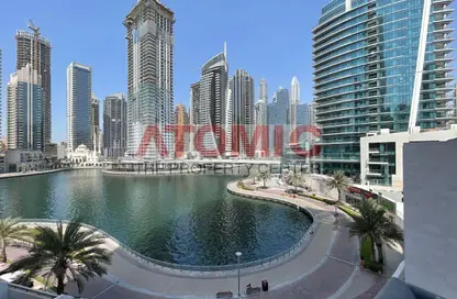Apartment - 3 Bedrooms - 4 Bathrooms for rent in Time Place Tower - Dubai Marina - Dubai