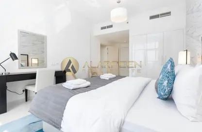Room / Bedroom image for: Apartment - 2 Bedrooms - 3 Bathrooms for rent in Tower 108 - Jumeirah Village Circle - Dubai, Image 1
