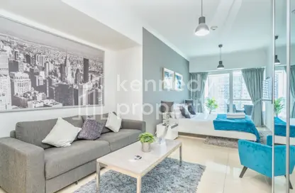 Apartment - Studio - 1 Bathroom for rent in Saba Towers - JLT Cluster Q - Jumeirah Lake Towers - Dubai