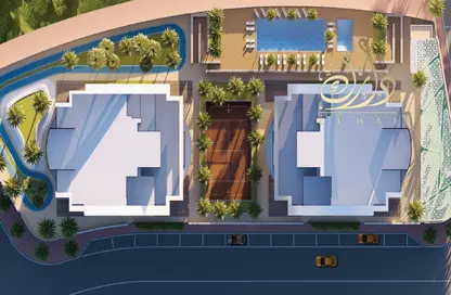 صورة لـ مخطط ثلاثي الأبعاد شقة - غرفة نوم - 2 حمامات للبيع في كلاود تاور - مثلث قرية الجميرا - دبي ، صورة رقم 1
