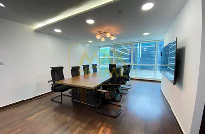 Dining Room image for: Co-working space - Studio - 3 Bathrooms for rent in Hanging Garden Tower - Al Danah - Abu Dhabi, Image 1