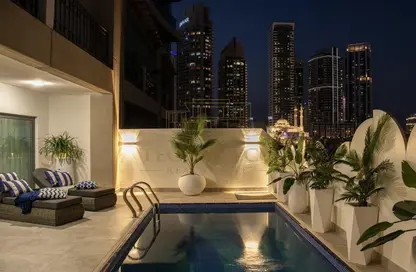 Apartment - 4 Bedrooms - 5 Bathrooms for rent in Time Place Tower - Dubai Marina - Dubai