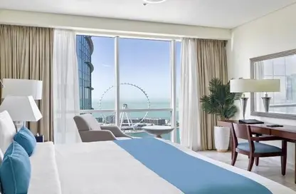 Apartment - 3 Bedrooms - 5 Bathrooms for rent in Blue Beach Tower - Jumeirah Beach Residence - Dubai