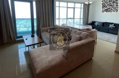 Apartment - 2 Bedrooms - 3 Bathrooms for rent in Corniche Tower - Ajman Corniche Road - Ajman