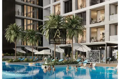 Apartment - 2 Bedrooms - 4 Bathrooms for sale in Ajman Corniche Residences - Ajman Corniche Road - Ajman