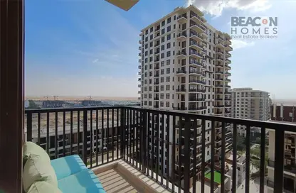 Balcony image for: Apartment - 2 Bedrooms - 3 Bathrooms for sale in Jenna Main Square 1 - Jenna Main Square - Town Square - Dubai, Image 1