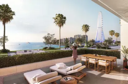 Terrace image for: Apartment - 2 Bedrooms - 2 Bathrooms for sale in Bluewaters Bay Building 2 - Bluewaters Bay - Bluewaters - Dubai, Image 1