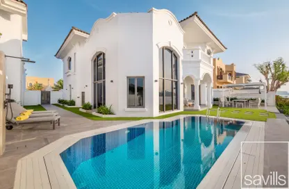 Villa - 5 Bedrooms - 7 Bathrooms for rent in Garden Homes Frond L - Garden Homes - Palm Jumeirah - Dubai