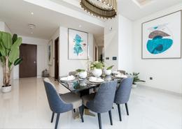 Dining Room image for: Apartment - 2 bedrooms - 3 bathrooms for sale in Palm View - Dubai Media City - Dubai, Image 1