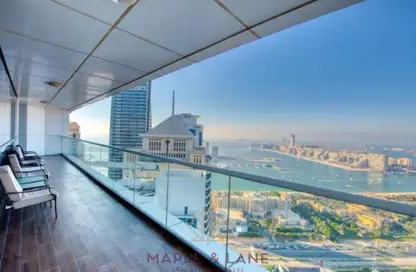 شقة - 3 غرف نوم - 4 حمامات للايجار في 23 مارينا - دبي مارينا - دبي