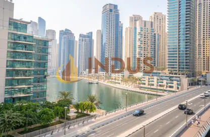 Apartment - 1 Bedroom - 2 Bathrooms for rent in Silverene Tower A - Silverene - Dubai Marina - Dubai