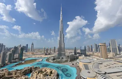 شقة - 2 غرف نوم - 3 حمامات للايجار في برج خليفة المنطقة 2ب - برج خليفة - وسط مدينة دبي - دبي