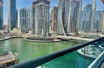 Apartment - 2 Bedrooms - 3 Bathrooms for rent in Time Place Tower - Dubai Marina - Dubai