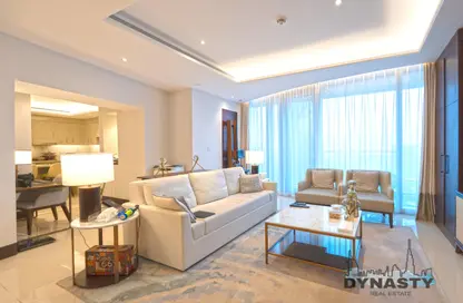 Living Room image for: Apartment - 2 Bedrooms - 3 Bathrooms for sale in The Address Sky View Tower 2 - The Address Sky View Towers - Downtown Dubai - Dubai, Image 1
