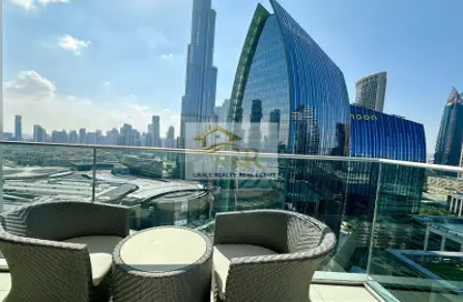 Balcony image for: Apartment - 1 Bedroom - 2 Bathrooms for rent in Kempinski BLVD - Downtown Dubai - Dubai, Image 1