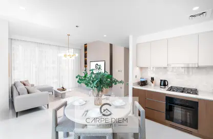 Kitchen image for: Apartment - 2 Bedrooms - 2 Bathrooms for rent in Beach Isle - EMAAR Beachfront - Dubai Harbour - Dubai, Image 1