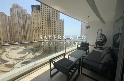 Apartment - 2 Bedrooms - 3 Bathrooms for rent in Trident Grand Residence - Dubai Marina - Dubai