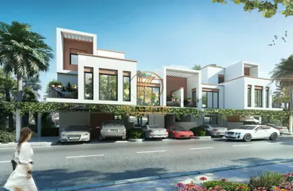 Townhouse - 4 Bedrooms - 4 Bathrooms for sale in Costa Brava 2 - Costa Brava at DAMAC Lagoons - Damac Lagoons - Dubai