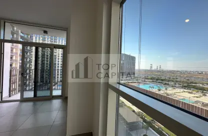 Balcony image for: Apartment - 2 Bedrooms - 1 Bathroom for rent in Socio Tower 2 - Socio Tower - Dubai Hills Estate - Dubai, Image 1
