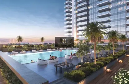 Pool image for: Apartment - 1 Bedroom - 2 Bathrooms for sale in Golf Gate 2 - DAMAC Hills - Dubai, Image 1