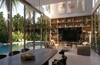 Terrace image for: Villa - 6 Bedrooms for sale in Saadiyat Lagoons - Saadiyat Island - Abu Dhabi, Image 1