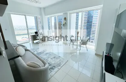 شقة - غرفة نوم - 2 حمامات للبيع في برج وارف الغربي - الخليج التجاري - دبي